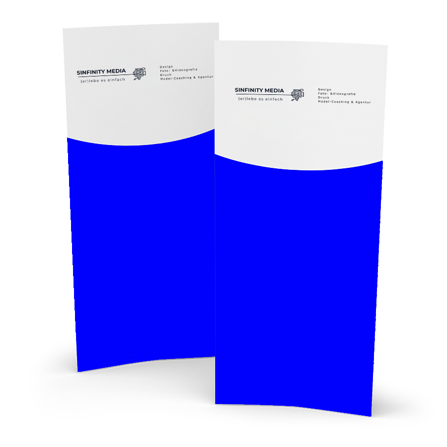 Flyer DIN lang (10,5 cm x 21,0 cm) (beidseitiger Druck) 135g