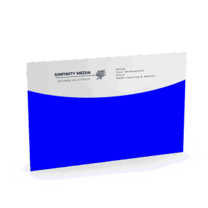 10.000 Visitenkarten quer 4/4 farbig 85 x 55 mm (beidseitiger Druck)