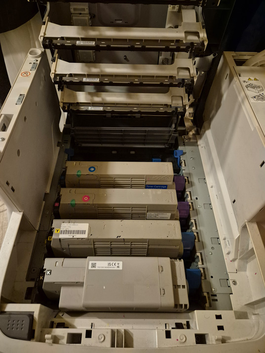 OKI ES7470 – Multifunktionsfarblaserdrucker mit Scanner, Duplex & Zubehör – Bild 9